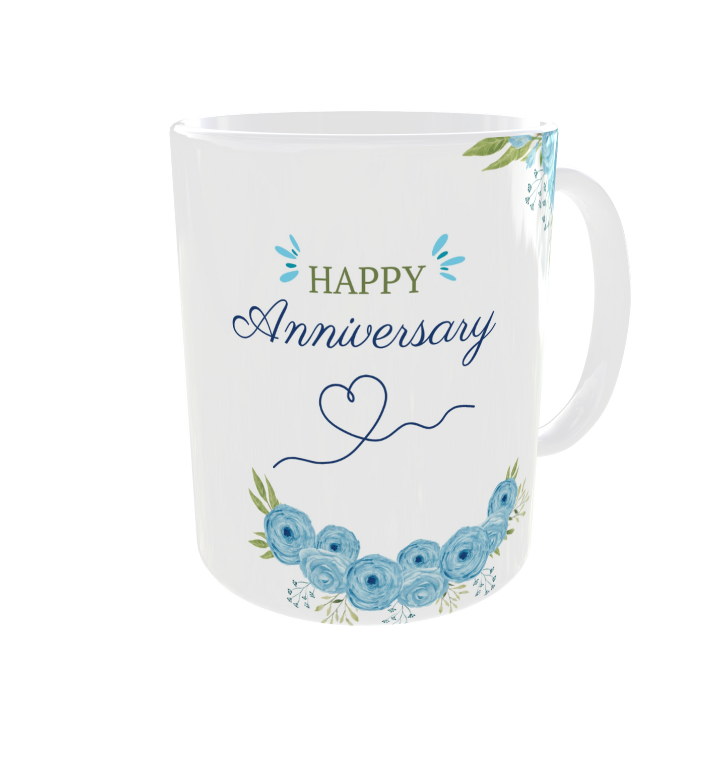 Simple Elegance Anniversary Mug