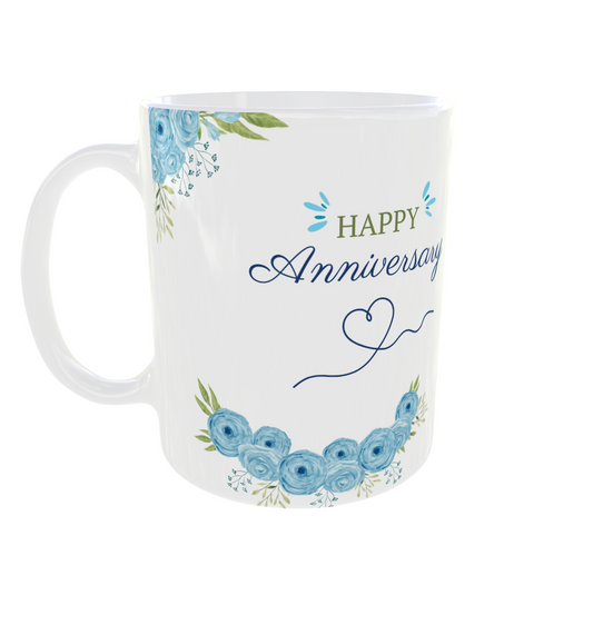 Simple Elegance Anniversary Mug