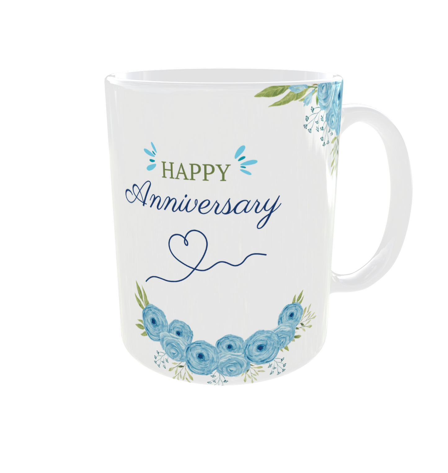 Simple Elegance Anniversary Mug