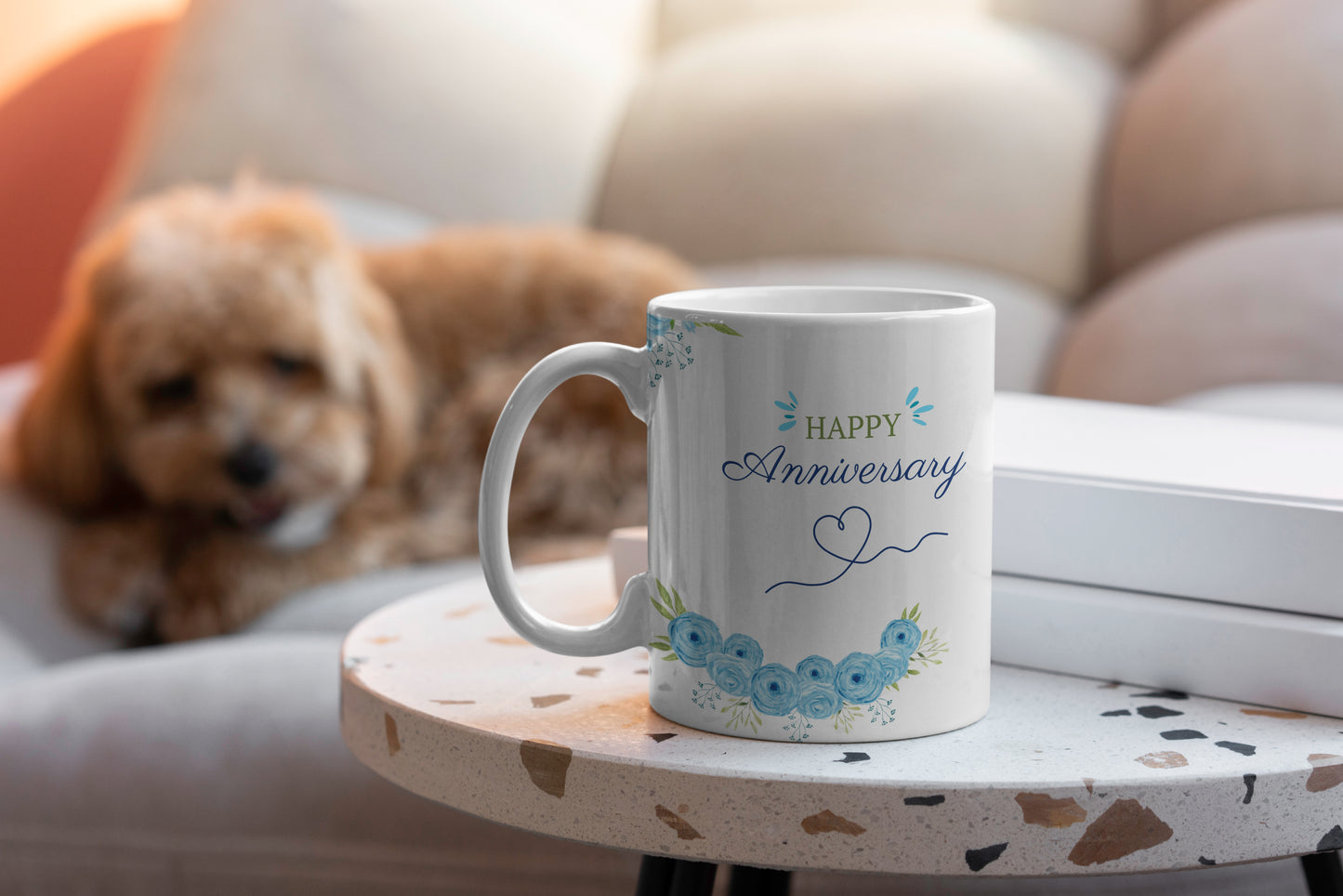Simple Elegance Anniversary Mug