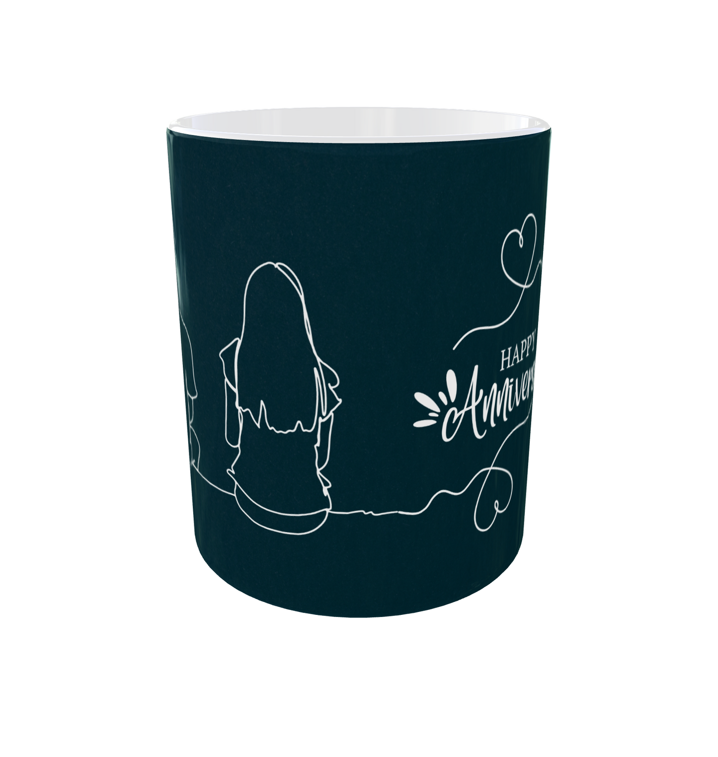 Artful Love Anniversary Mug