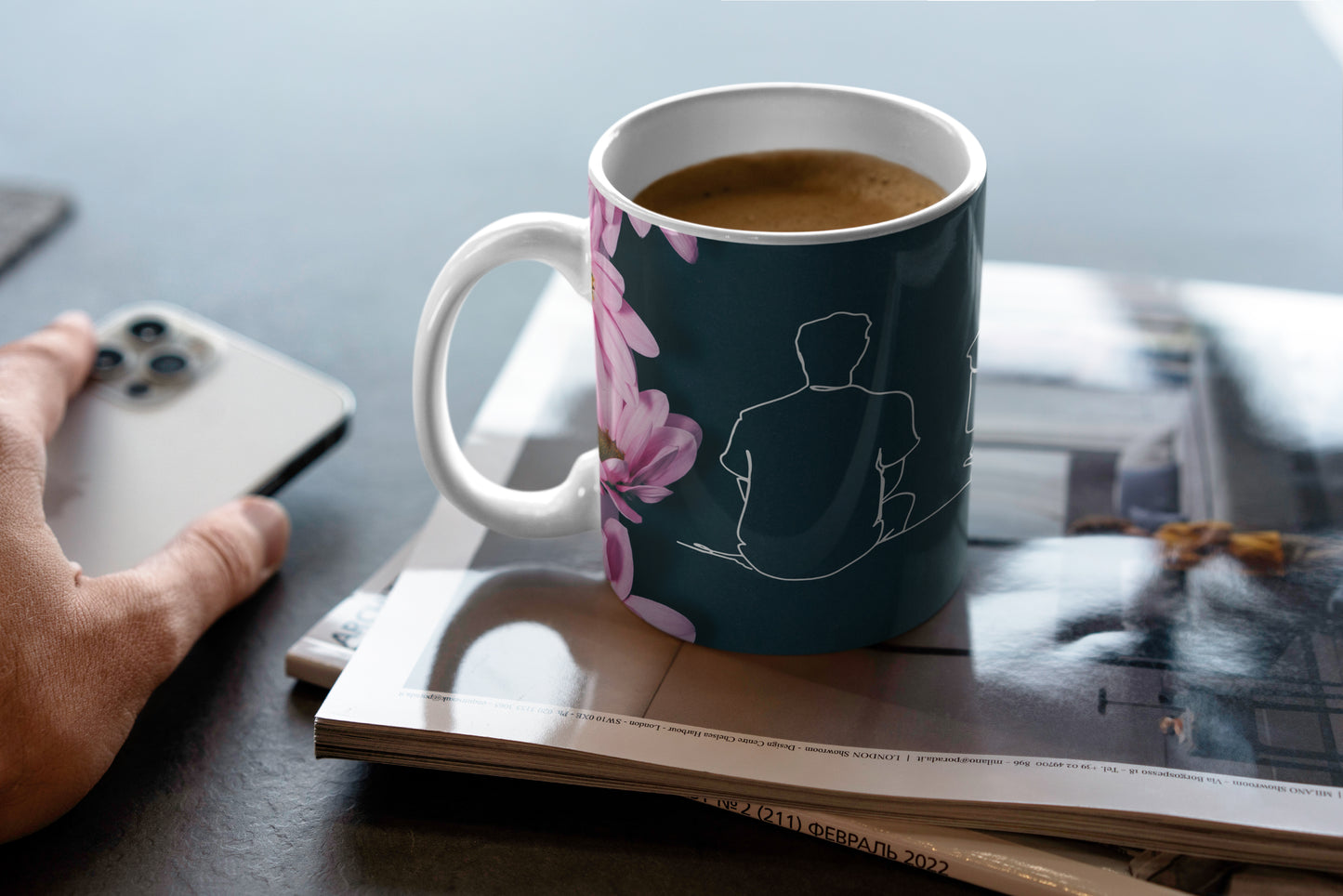 Artful Love Anniversary Mug
