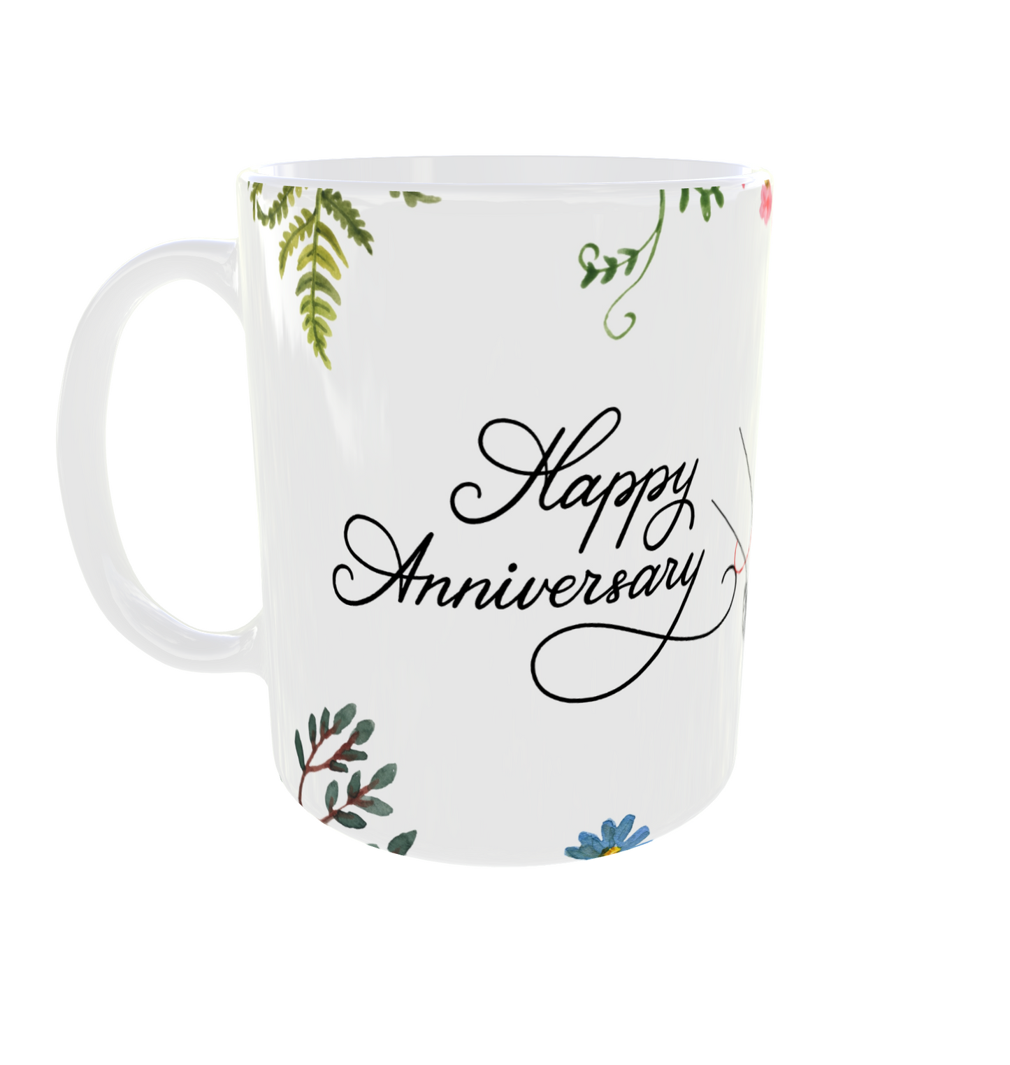 Butterfly Kisses Anniversary Mug