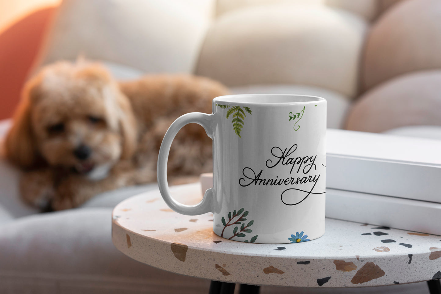 Butterfly Kisses Anniversary Mug