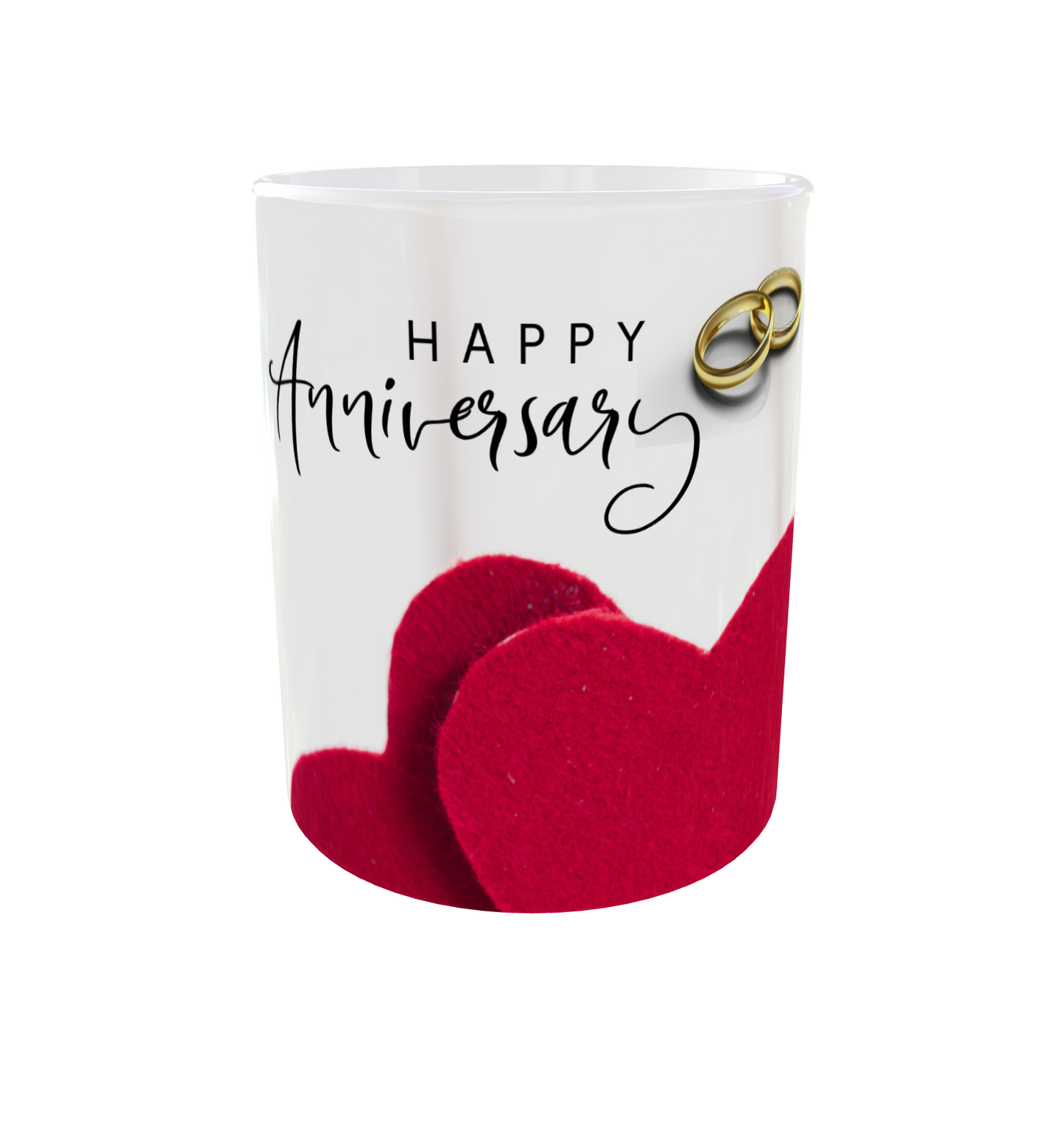 Hearts Entwined Anniversary Mug