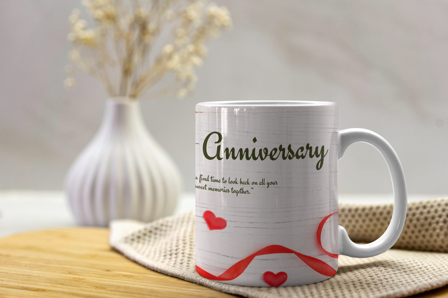 Treasured Moments Anniversary Mug