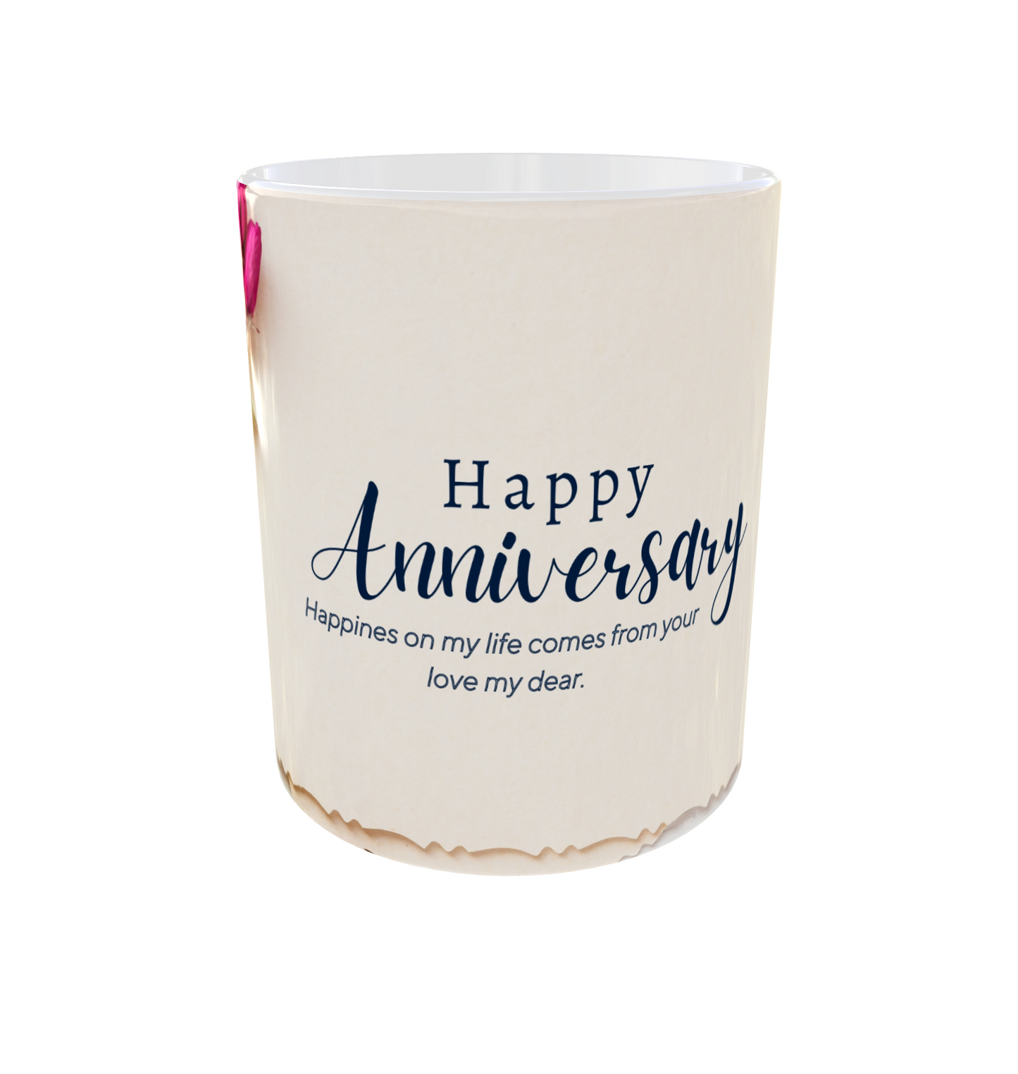 Rustic Romance Anniversary Mug