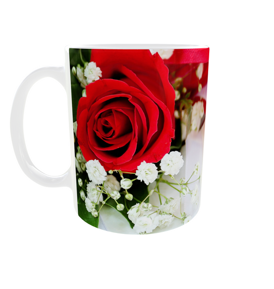 Romance & Roses Anniversary Mug
