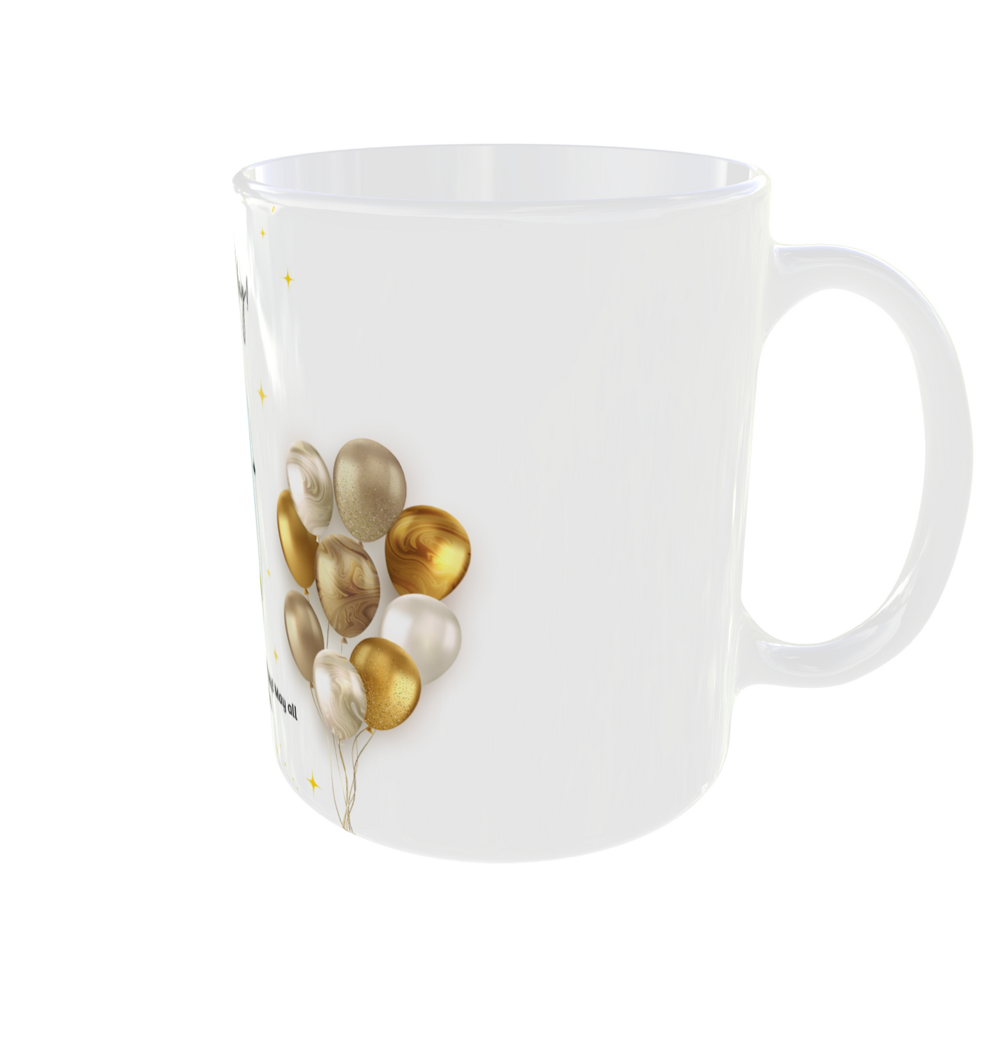 Customizable Happy Birthday Mug with Quote