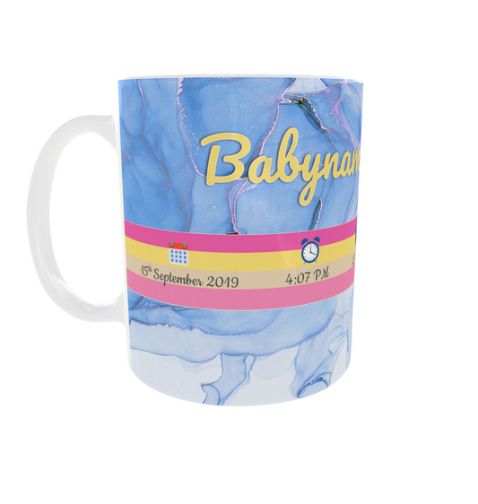 Newborn Baby Memory 11oz Sublimation Ceramic Mug