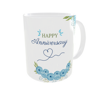 Simple Elegance Anniversary Mug