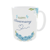 Simple Elegance Anniversary Mug