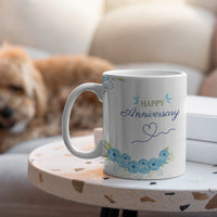 Simple Elegance Anniversary Mug