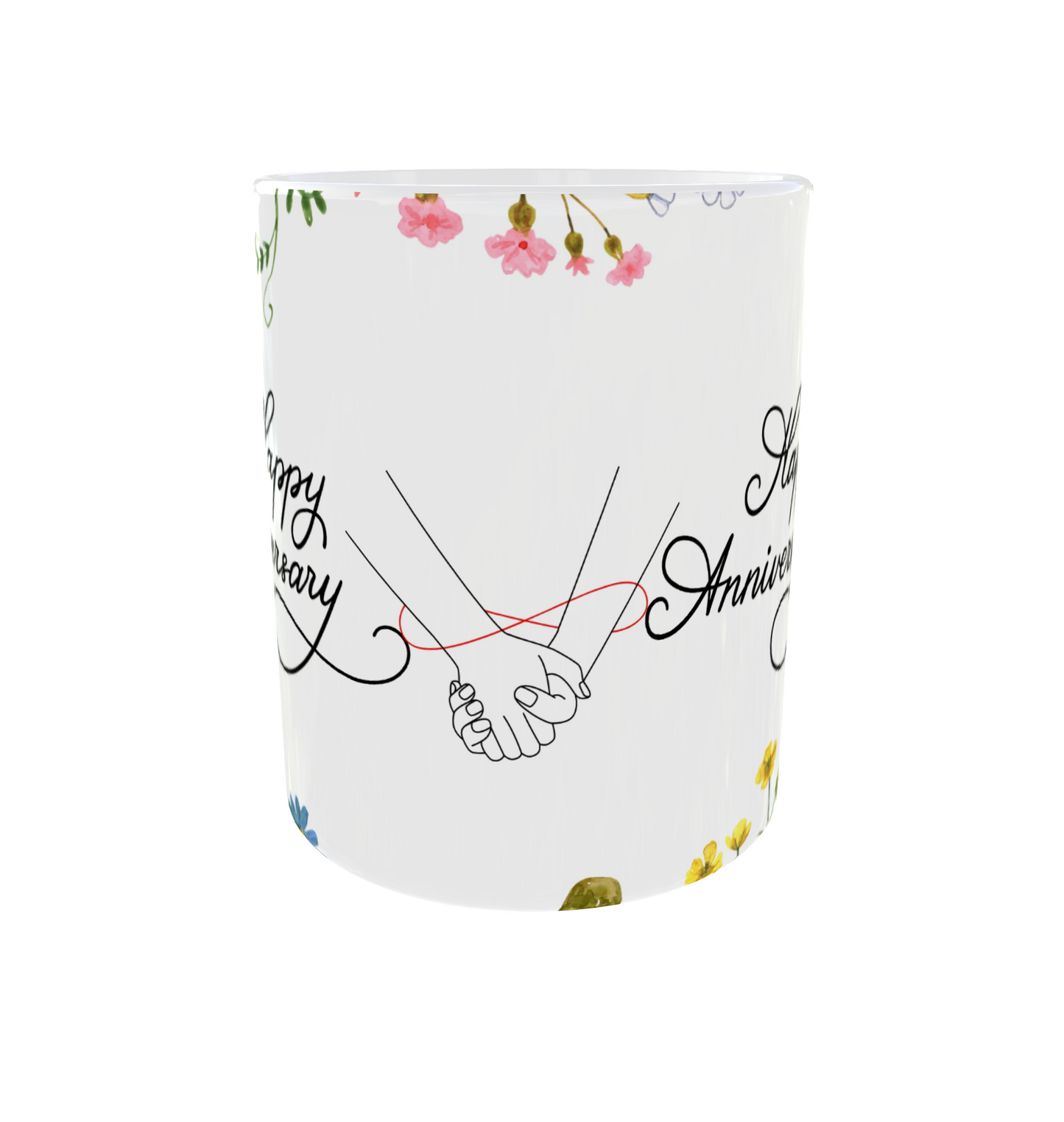 Butterfly Kisses Anniversary Mug