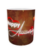 Golden Frame of Love Anniversary Mug
