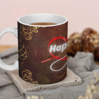 Golden Frame of Love Anniversary Mug