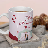 Hearts Abound Anniversary Mug