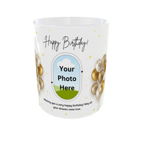 Customizable Happy Birthday Mug with Quote