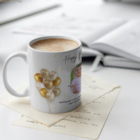 Customizable Happy Birthday Mug with Quote