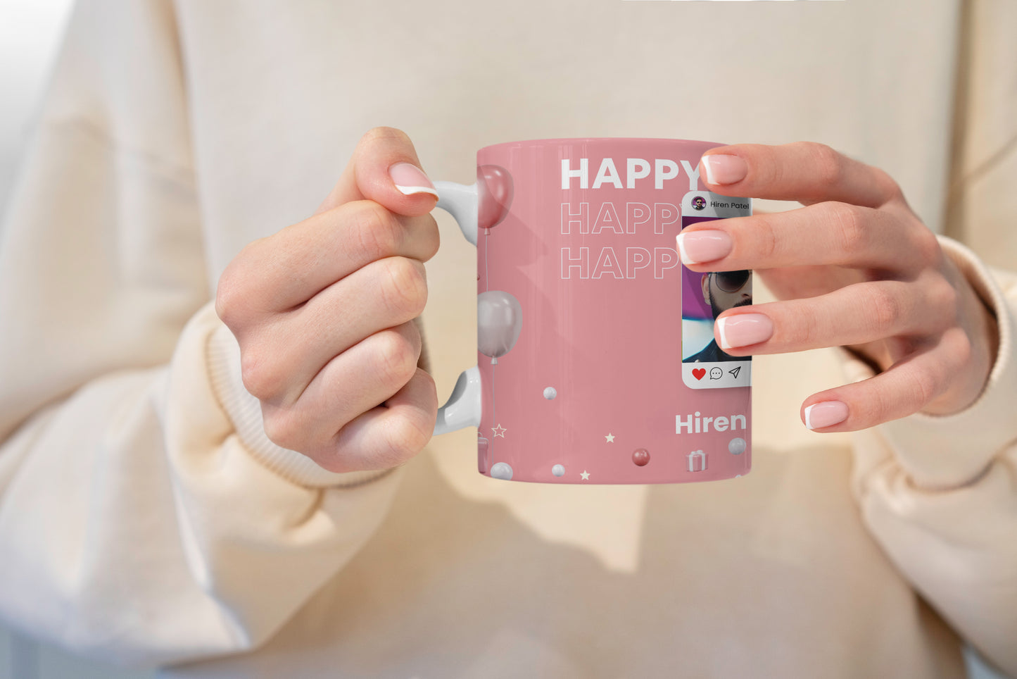 Instagram-Themed Birthday Mug