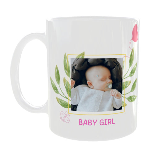 Newborn Baby Clean Design 11oz Sublimation Ceramic Mug