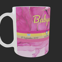 Newborn Baby Memory 11oz Sublimation Ceramic Mug