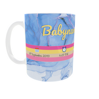 Newborn Baby Memory 11oz Sublimation Ceramic Mug